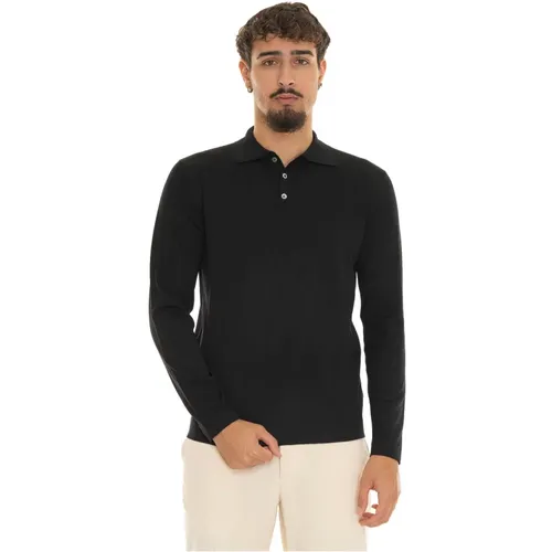 Merinowolle Langarm-Poloshirt - Hindustrie - Modalova