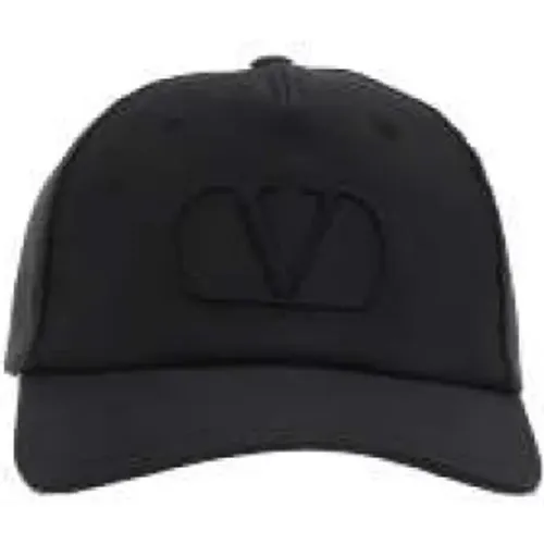 Silk VLogo Baseball Cap , male, Sizes: 60 CM - Valentino Garavani - Modalova