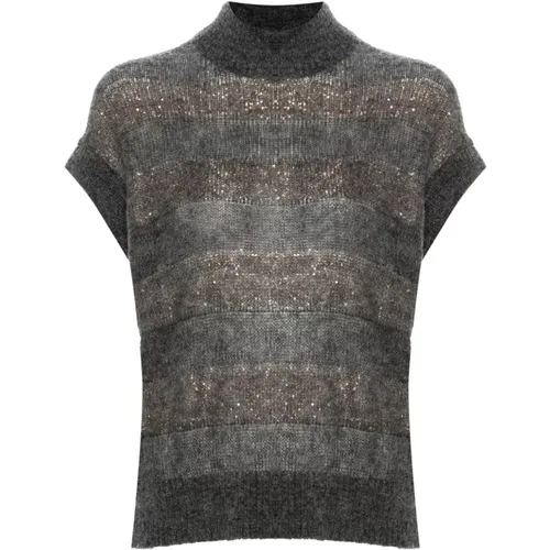 Luxury Sweaters Collection , female, Sizes: M, S - BRUNELLO CUCINELLI - Modalova