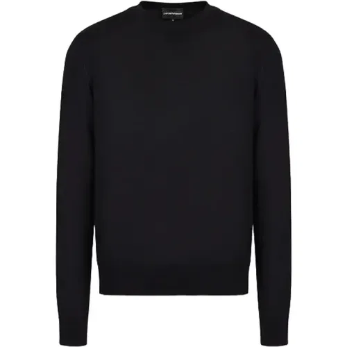 Round Neck Pullover , male, Sizes: S - Emporio Armani - Modalova