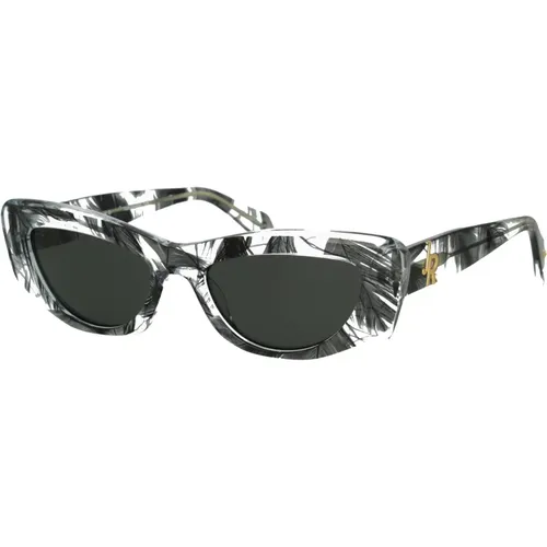 Sonnenbrille mit kontrastierendem Logo, Mutiger und eleganter Stil - John Richmond - Modalova