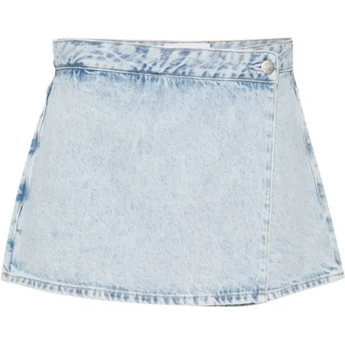 Klare Blaue Denim-Shorts - Calvin Klein Jeans - Modalova