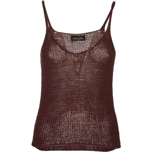 Tank Top Canotta Style , female, Sizes: S - Roberto Collina - Modalova