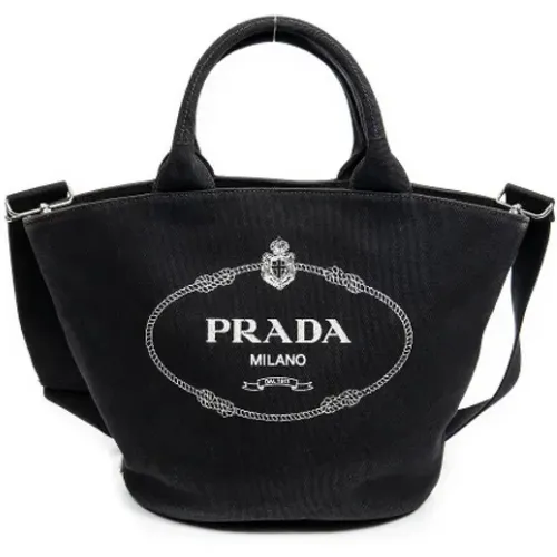 Pre-owned Canvas prada-bags , female, Sizes: ONE SIZE - Prada Vintage - Modalova