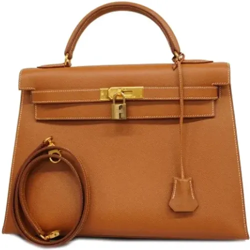 Pre-owned Leather handbags , female, Sizes: ONE SIZE - Hermès Vintage - Modalova