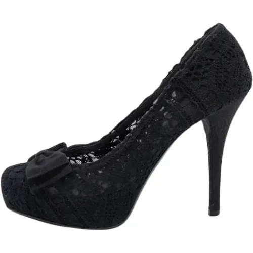 Pre-owned Lace heels , female, Sizes: 7 UK - Dolce & Gabbana Pre-owned - Modalova
