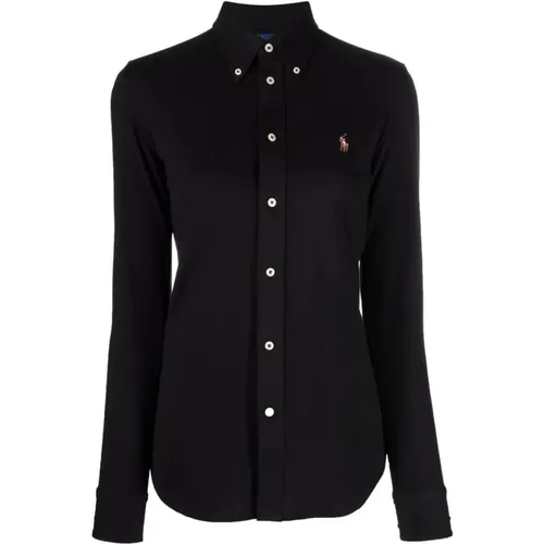 Casual Long Sleeve Cotton Shirt , female, Sizes: L, M, XL, S, XS - Polo Ralph Lauren - Modalova