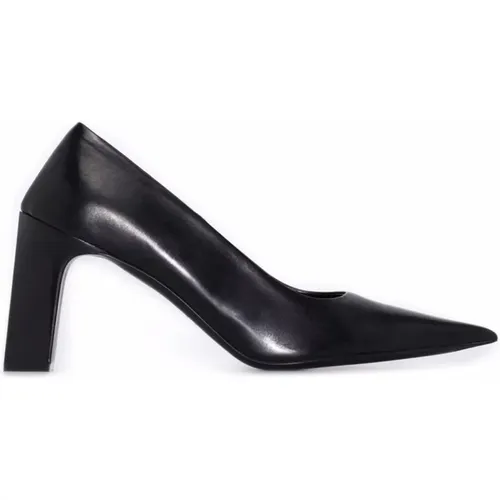 Schwarze Leder Blade Pumps , Damen, Größe: 36 EU - Balenciaga - Modalova