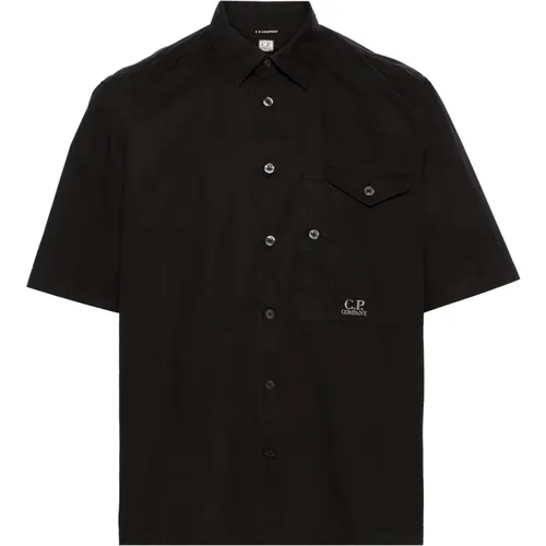 Short Sleeve Shirts , Herren, Größe: M - C.P. Company - Modalova