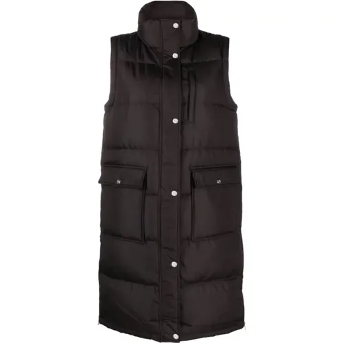 Long puffer vest , female, Sizes: L, XL - Ralph Lauren - Modalova