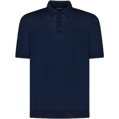 Men Clothing T-Shirts Polo Shirt Blu Ss23 , male, Sizes: 3XL - Roberto Collina - Modalova