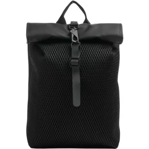 Mesh Mini Rolltop Backpack , unisex, Sizes: ONE SIZE - Rains - Modalova