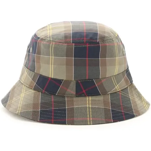 Plaid Bucket Hat , male, Sizes: M - Barbour - Modalova
