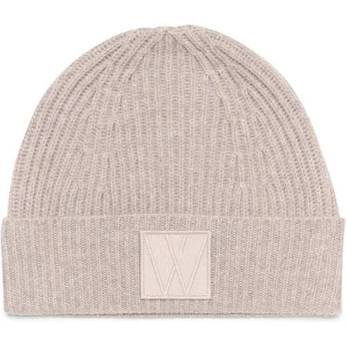 Soft Knit Beanie Sandy Grey Melange , female, Sizes: ONE SIZE - InWear - Modalova