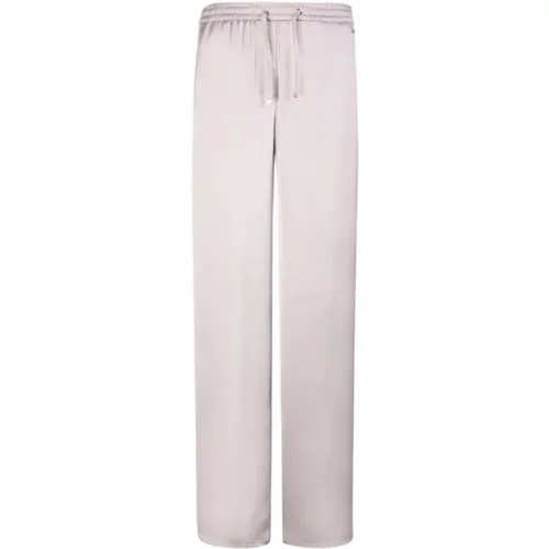 Elastic Waist Wide Trousers , female, Sizes: M, S - Herno - Modalova