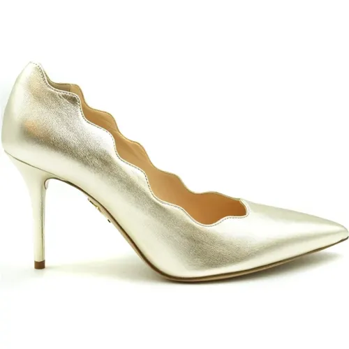 Women's Shoes Pumps Gold Ss20 , female, Sizes: 4 UK - Charlotte Olympia - Modalova