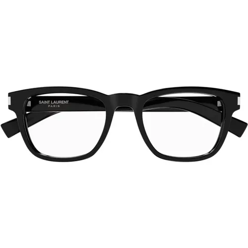 Square Frame Eyeglasses , unisex, Sizes: 52 MM - Saint Laurent - Modalova