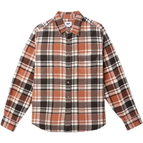 Checkered Shirt , male, Sizes: XL - Obey - Modalova