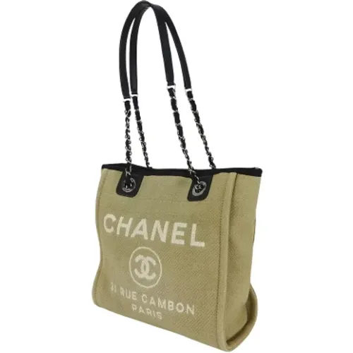 Pre-owned Canvas chanel-bags , female, Sizes: ONE SIZE - Chanel Vintage - Modalova