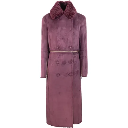 Teddy Coat Zip Closure , female, Sizes: XS - PATRIZIA PEPE - Modalova