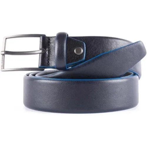 Square Special Leather Belt , male, Sizes: ONE SIZE - Piquadro - Modalova