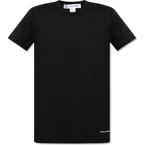 T-shirt with logo , male, Sizes: S, XL - Comme des Garçons - Modalova