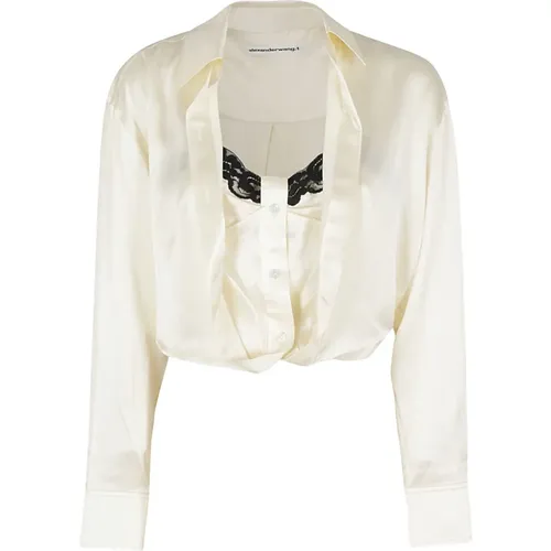 Classic Button Down Shirt , female, Sizes: XS - T by Alexander Wang - Modalova