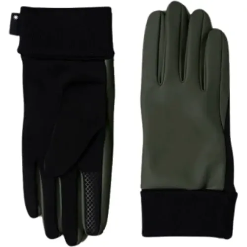 Waterproof Fabric Touchscreen Gloves , unisex, Sizes: S, L, M - Rains - Modalova