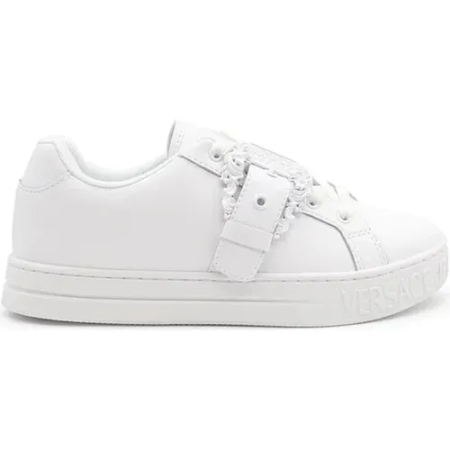 Weiße Court Schuhe für Frauen , Damen, Größe: 41 EU - Versace Jeans Couture - Modalova