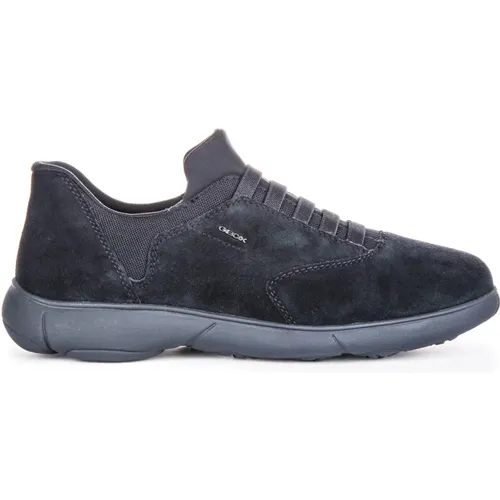 Modern Navy Men's Sneaker Design , male, Sizes: 7 UK, 11 UK, 8 UK - Geox - Modalova