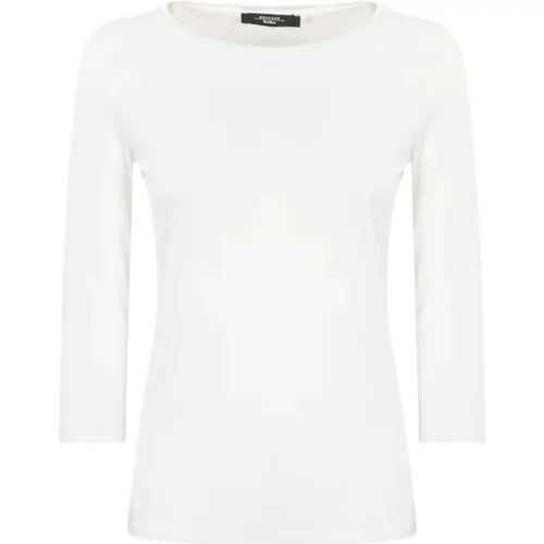 Cotton 3/4 Sleeve T-shirt , female, Sizes: M, S, XL, XS - Max Mara Weekend - Modalova