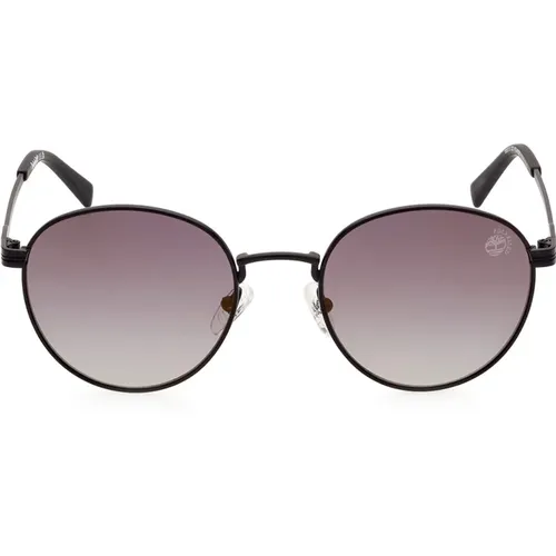 Round Polarized Sunglasses Mirror , unisex, Sizes: 52 MM - Timberland - Modalova