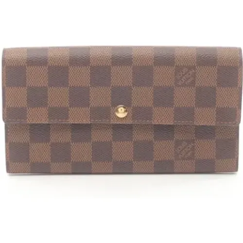 Pre-owned Canvas wallets , female, Sizes: ONE SIZE - Louis Vuitton Vintage - Modalova