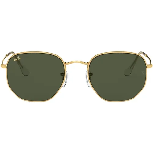 Rb3548 Sonnenbrille Hexagonal Legend Gold Polarisiert , Damen, Größe: 51 MM - Ray-Ban - Modalova