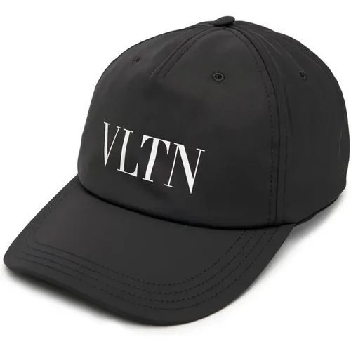 VLTN-print Cap , male, Sizes: 58 CM, 57 CM, 59 CM - Valentino Garavani - Modalova