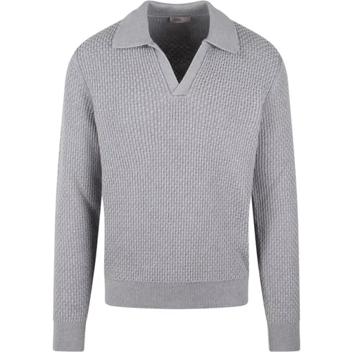 Merino Wool Resort Polo Shirt , Herren, Größe: L - Herno - Modalova