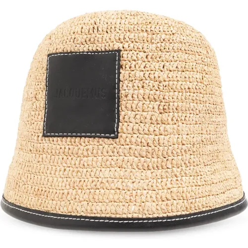 Soli woven bucket hat , female, Sizes: 56 CM - Jacquemus - Modalova