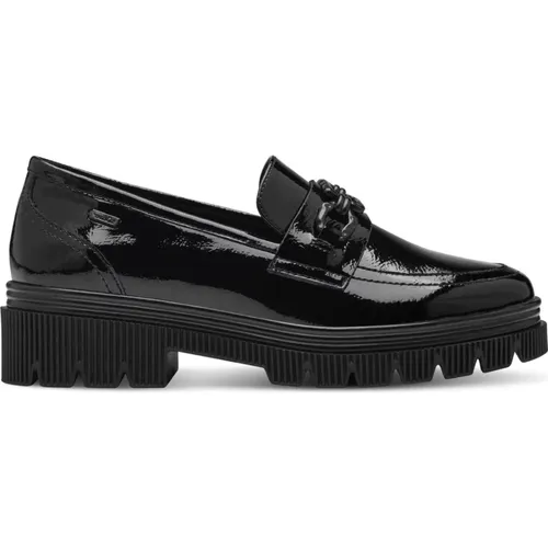 Elegante Schwarze Geschlossene Loafer , Damen, Größe: 40 EU - s.Oliver - Modalova