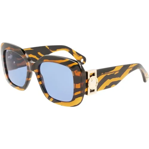 Quadratische Azetat Sonnenbrille , Damen, Größe: ONE Size - Lanvin - Modalova