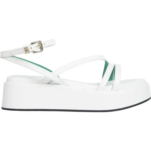 Strap Platform Flat Sandals , female, Sizes: 8 UK, 4 UK, 7 UK, 5 UK, 6 UK - Tommy Hilfiger - Modalova