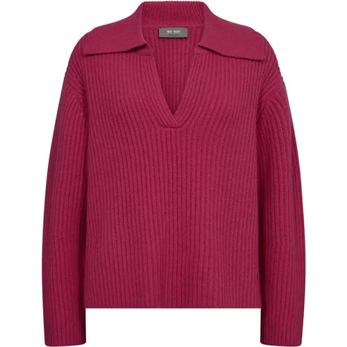 Pfau Strickpullover , Damen, Größe: M - MOS MOSH - Modalova