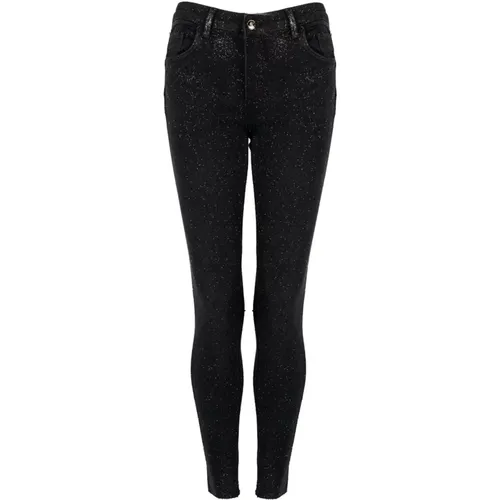 Slim Fit Brokat Jeans , Damen, Größe: W26 L28 - Liu Jo - Modalova