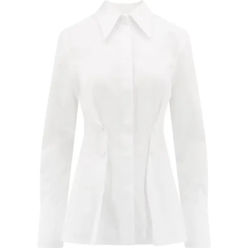 Cotton Shirt with Pointed Collar , female, Sizes: XS - Givenchy - Modalova
