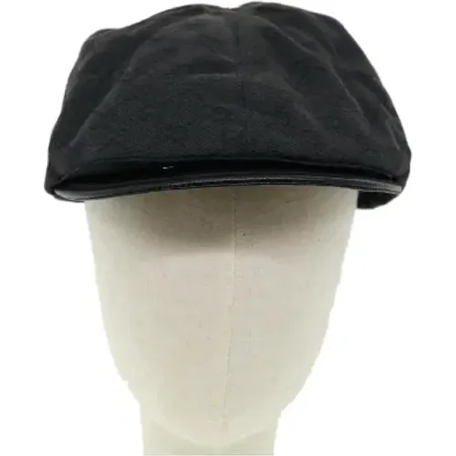 Pre-owned Canvas hats and caps , unisex, Sizes: ONE SIZE - Gucci Vintage - Modalova