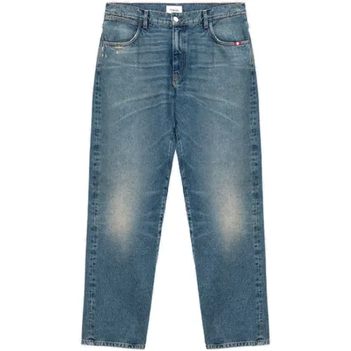 Blaue Jeans James Real Weared , Herren, Größe: W31 - Amish - Modalova