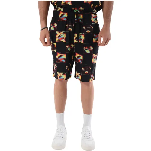 Bermuda-Shorts aus Baumwolle mit Kordelzug , Herren, Größe: L - Edwin - Modalova