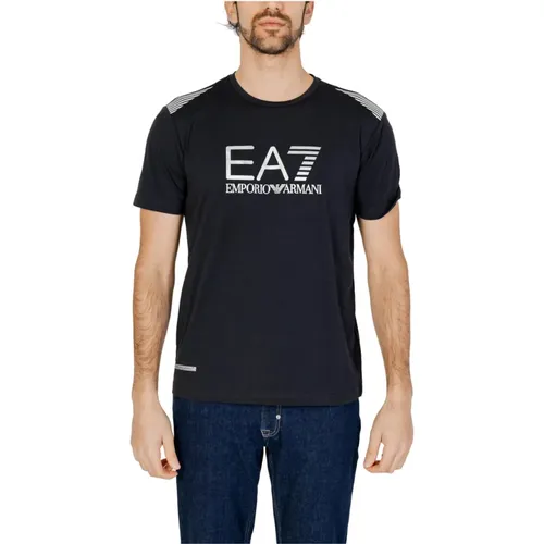Men's 3Dpt29 Pjulz T-Shirt , male, Sizes: L, S, M, 2XL, XL - Emporio Armani EA7 - Modalova