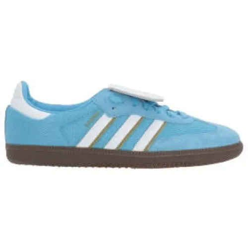 Mesh and Suede Low-Top Sneakers , female, Sizes: 3 UK - Adidas - Modalova