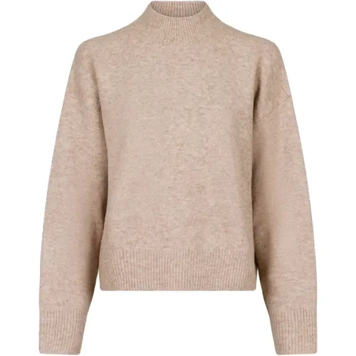 Weicher Strickpullover Sand Melange - NEO NOIR - Modalova