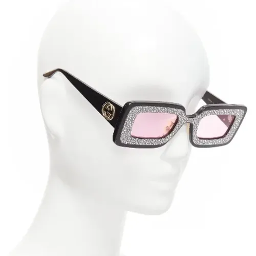 Pre-owned Acetate sunglasses , female, Sizes: ONE SIZE - Gucci Vintage - Modalova